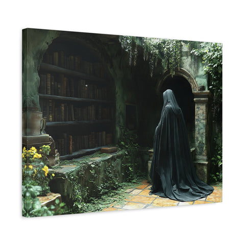 Mystical Canvas Wall Art, Enchanted Decor for Home, Dark Aesthetic Artwork, Gothic Wall Hanging, Unique Gift Idea