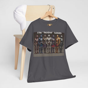Noble Gases Graphic Tee, Science Shirt, Unisex Cotton T-Shirt, Funny Science Humor, Geeky Gift, Educational Apparel, Casual Wear