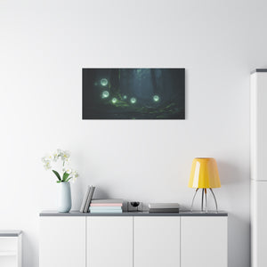 Mystical Forest Canvas Wall Art, Enchanted Decor, Forest Spirit Painting, Home Aesthetic, Nature Lover Gift