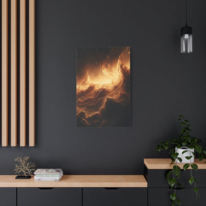 Canvas Wall Art, Cosmic Landscape, Celestial Décor, Starry Night Art, Space Wall Décor