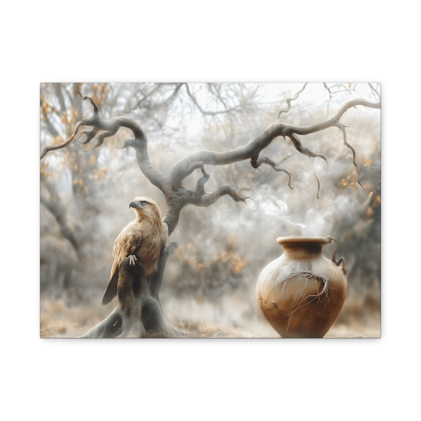 Nature-Inspired Matte Canvas Print, Wall Art, Bohemian Home Decor, Gift for Bird Lovers, Rustic Wall Decor, Wildlife Artwork