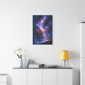 Celestial Canvas Print, Galaxy Wall Art, Home Decor, Starry Night Artwork, Cosmic Print
