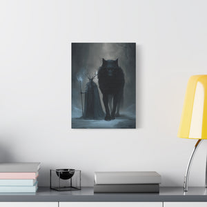 Mystical Fantasy Art Canvas, Wall Decor, Home Decoration, Gift for Fantasy Lovers, Dark Aesthetic Art