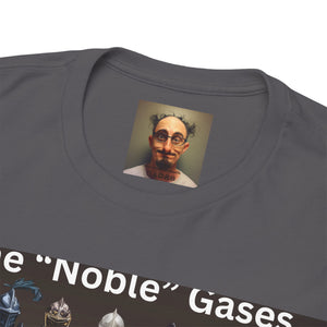 Noble Gases Graphic Tee, Science Shirt, Unisex Cotton T-Shirt, Funny Science Humor, Geeky Gift, Educational Apparel, Casual Wear