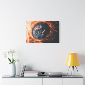 Artistic Canvas Wall Décor, Abstract Home Art, Modern Geometric Decor, Cosmic Art Print, Unique Gift for Art Lovers