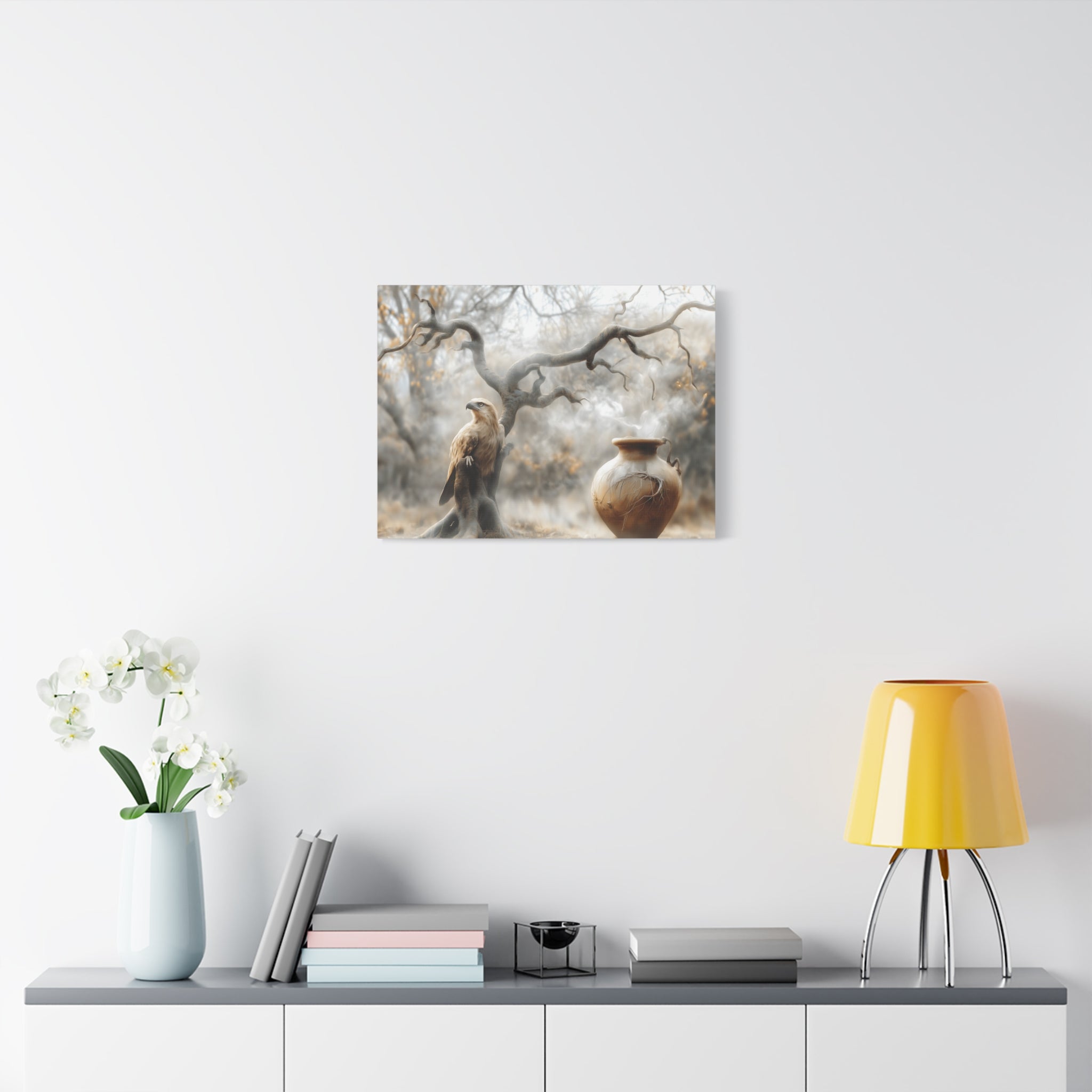 Nature-Inspired Matte Canvas Print, Wall Art, Bohemian Home Decor, Gift for Bird Lovers, Rustic Wall Decor, Wildlife Artwork