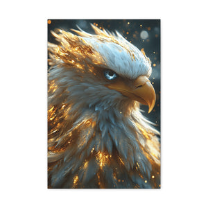 Stunning Eagle Art Canvas Print, Wall Décor, Home Décor, Gift for Bird Lovers, Nature Wall Art
