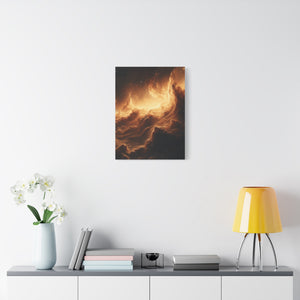 Canvas Wall Art, Cosmic Landscape, Celestial Décor, Starry Night Art, Space Wall Décor