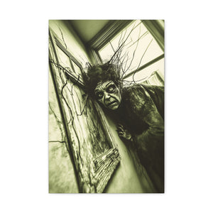Horror Art Canvas Print, Unique Home Decor, Spooky Wall Art, Gothic Style, Creepy Gift Idea, Halloween Decoration