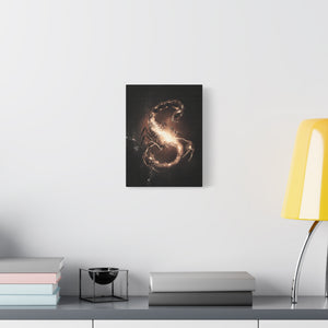 Scorpio Starry Canvas Art | Zodiac Wall Decor, Astrology Gift, Home Decor, Unique Artwork, Birthday Gift