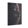 Canvas Art, Leo Astrological Sign, Stretched Canvas Print, AI Art, Matte Finish, Home Décor Wall Art