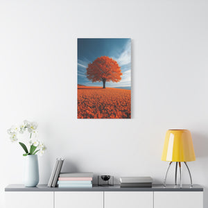 Vibrant Autumn Canvas Print - Colorful Home Décor, Fall Wall Art, Rustic Décor