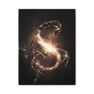 Scorpio Starry Canvas Art | Zodiac Wall Decor, Astrology Gift, Home Decor, Unique Artwork, Birthday Gift