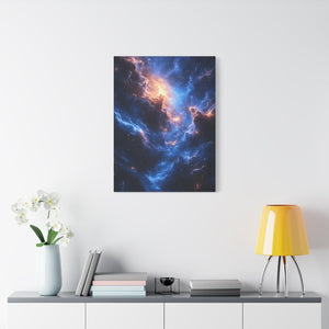 Stretched Canvas Art Print, Cosmic Wall Decor, Space Themed Home Decor, Celestial Art, Gifts for Astronomers, Meditation Room Decoration