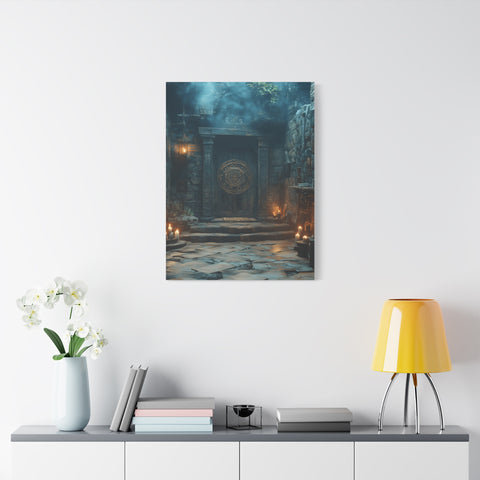 Mystical Doorway Canvas Print, Wall Art, Home Decor, Fantasy Art, Office Decoration, Bohemian Vibes, Gift Idea