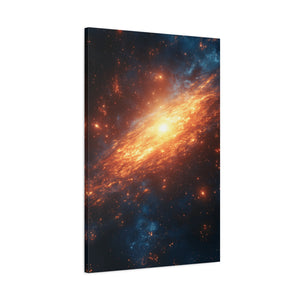 Cosmic Wall Art Canvas Print, Galaxy Decor for Home, Astronomy Gift, Space Lover Art