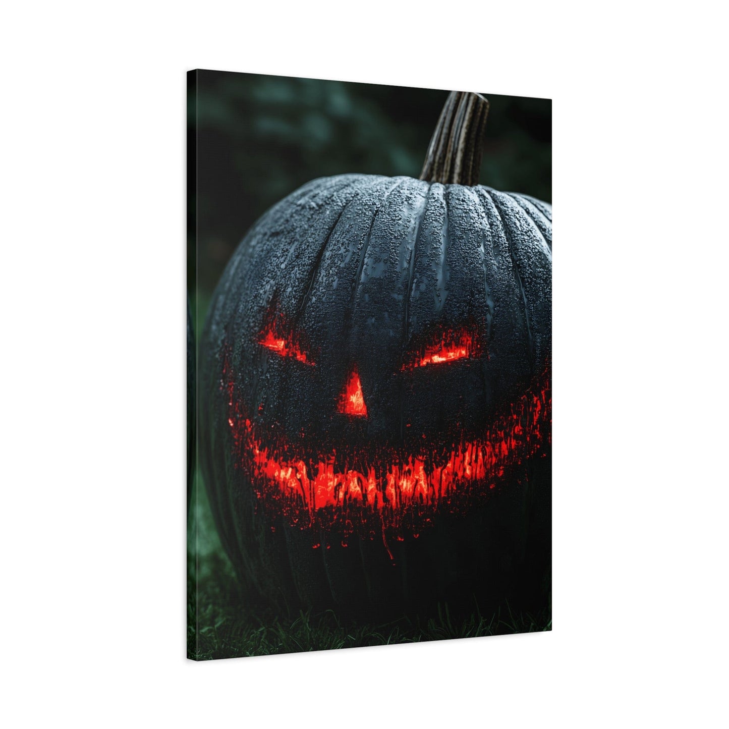Spooky Halloween Canvas Art, Pumpkin Wall Decor for Fall, Haunted House Decoration, Halloween Gift, Trick-or-Treat Decor