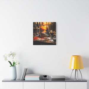Sunset Landscape Canvas Art, Nature Decor, Home Wall Art, Gift for Art Lovers, Gallery Wrap, Modern Artwork