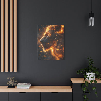 Majestic Lion Canvas Art - Wall Decor, Animal Print, Home Decoration, Gift for Animal Lovers, Stunning Wall Art