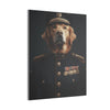 Golden Retriever Military Wall Art - Patriotic Dog Décor for Army, Air Force, Navy, Marines