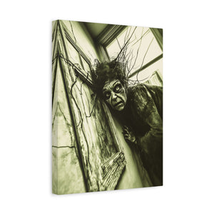 Horror Art Canvas Print, Unique Home Decor, Spooky Wall Art, Gothic Style, Creepy Gift Idea, Halloween Decoration