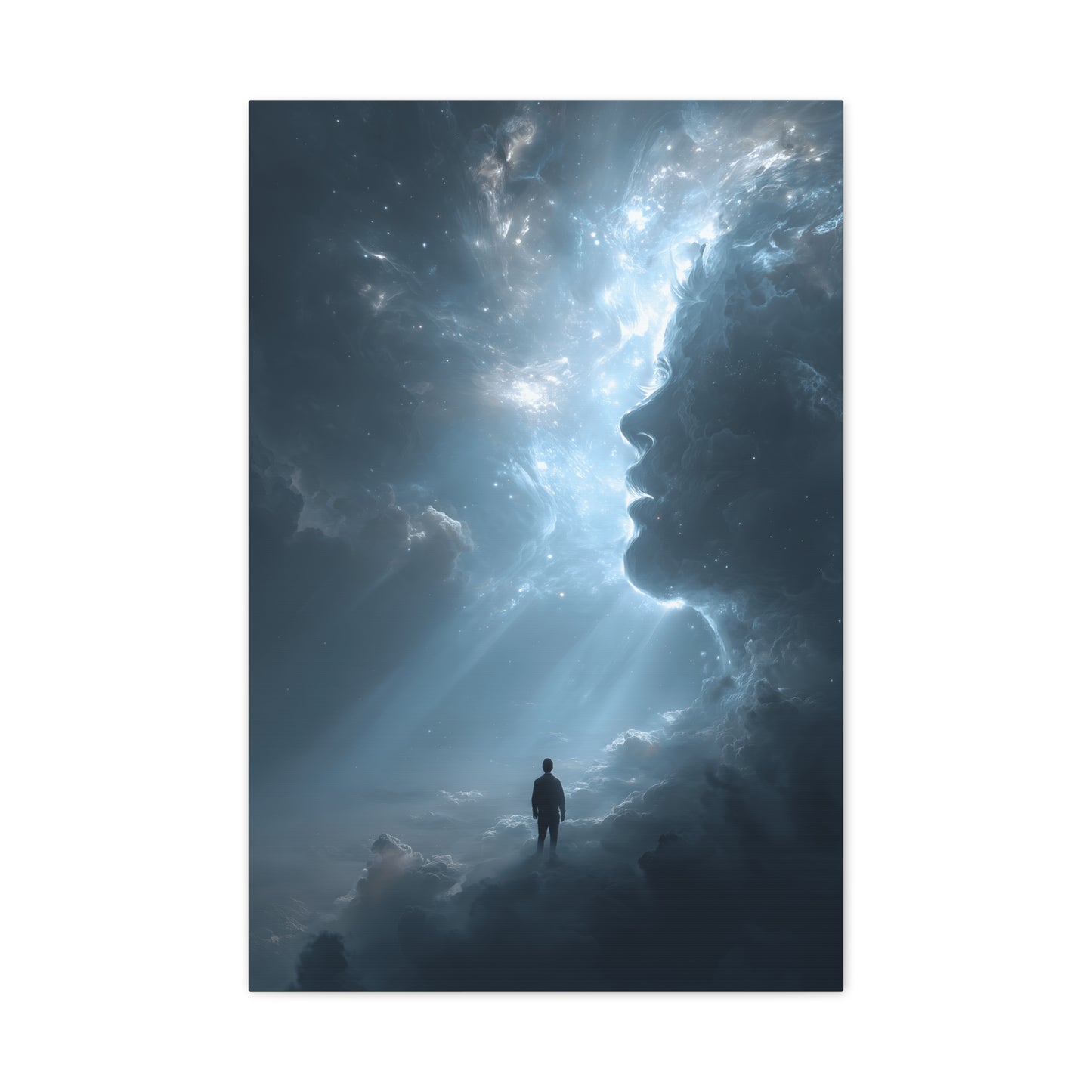 Stretched Canvas Wall Art, Dreamy Surreal Landscape, Home Decor, Gift for Art Lovers, Modern Artwork, Unique Wall Decoration