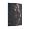 Canvas Art, Leo Astrological Sign, Stretched Canvas Print, AI Art, Matte Finish, Home Décor Wall Art