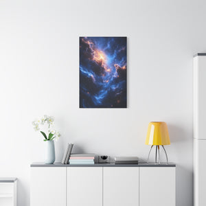 Stretched Canvas Art Print, Cosmic Wall Decor, Space Themed Home Decor, Celestial Art, Gifts for Astronomers, Meditation Room Decoration