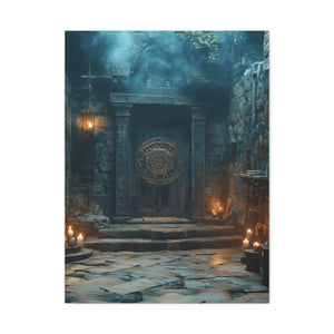Mystical Doorway Canvas Print, Wall Art, Home Decor, Fantasy Art, Office Decoration, Bohemian Vibes, Gift Idea