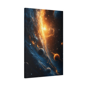 Stretched Canvas Wall Art, Cosmic Galaxy Decor, Astrophotography Print, Space Lovers Gift, Home Wall Decor, Celestial Artwork