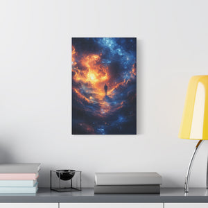 Cosmic Wall Art Canvas Print, Galaxy Decor, Celestial Home Decor, Sci-Fi Art, Unique Gift for Space Lovers
