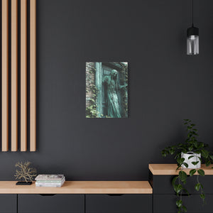 Creepy Gothic Canvas Art, Spooky Decor for Halloween, Wall Art, Unique Gift for Goth Lovers, Eerie Home Decoration