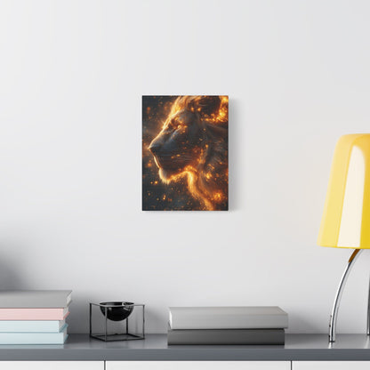 Majestic Lion Canvas Art - Wall Decor, Animal Print, Home Decoration, Gift for Animal Lovers, Stunning Wall Art