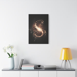 Scorpio Starry Canvas Art | Zodiac Wall Decor, Astrology Gift, Home Decor, Unique Artwork, Birthday Gift