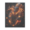 Canvas Art, Scorpio Astrological Sign, Stretched Canvas Print, AI Art, Matte Finish, Home Decor Wall Art