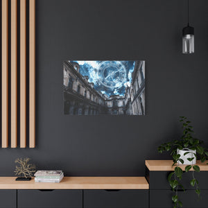 Sky Clock Matte Canvas Art | Unique Home Décor, Wall Art, Gift for Art Lovers