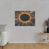 Cosmic Explosion Wall Art Print, Fiery Eclipse Abstract Décor, Galaxy Space Artwork, Modern Home Décor, Celestial Gift Idea