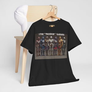 Noble Gases Graphic Tee, Science Shirt, Unisex Cotton T-Shirt, Funny Science Humor, Geeky Gift, Educational Apparel, Casual Wear