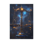 Cosmic Balance Canvas Art Print | Astrology Decor, Starry Wall Art, Home Decoration, Gift for Zodiac Lovers, Scales Artwork