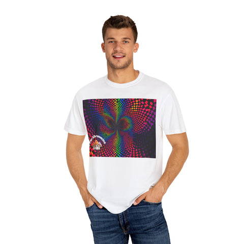 Psychedelic Shroom T-Shirt, Unisex Tie-Dye Tee for Festivals, Bohemian Style Shirt, Trippy Graphic Top, Gift for Mushroom Lovers