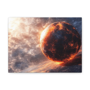 Cosmic Wall Art Print, Galaxy Canvas, Space Decor, Celestial Artwork, Modern Home Decor, Gifts for Astronomy Lovers