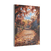 Autumn Décor, Canvas Art, AI Autumn Landscape, Nature Artwork Gift, Modern Wall Hanging, Unique Wall Art