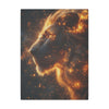 Canvas Art, Leo Astrological Sign, Stretched Canvas Print, AI Art, Matte Finish, Home Décor Wall Art