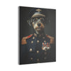 Miniature Schnauzer Military Wall Art - Patriotic Dog Décor for Army, Air Force, Navy, Marines