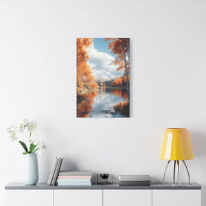Autumn Landscape Canvas Print, Nature Wall Art, Fall Decor, Home Office Decor, Gift for Nature Lovers, Scenic Wall Hanging