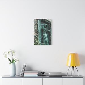 Creepy Gothic Canvas Art, Spooky Decor for Halloween, Wall Art, Unique Gift for Goth Lovers, Eerie Home Decoration