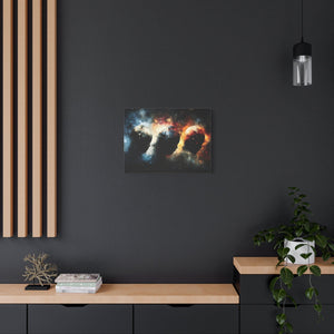 Cosmic Art Canvas, Space Home Decor, Astral Wall Art, Galaxy Prints, Modern Office Decor, Gift for Space Lovers, Unique Artwork
