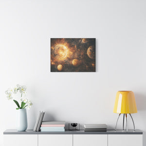 Celestial Canvas Wall Art, Cosmic Decor, Space Lover Gift, Galaxy Artwork, Home Decoration