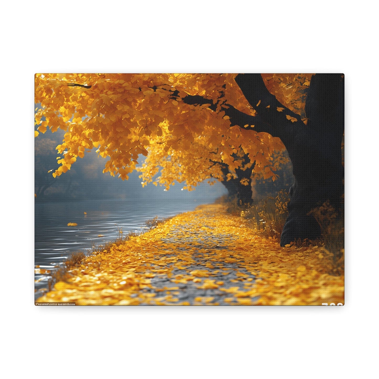 Autumn Serenity Canvas Wall Art, Fall Decor, Nature Photography, Thanksgiving Gift, Home Wall Decoration