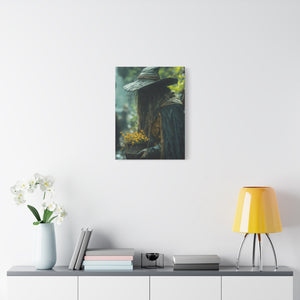 Mystical Canvas Art Print, Wall Decor, Nature Lover Gift, Autumn Decor, Wizard Painting, Fantasy Artwork